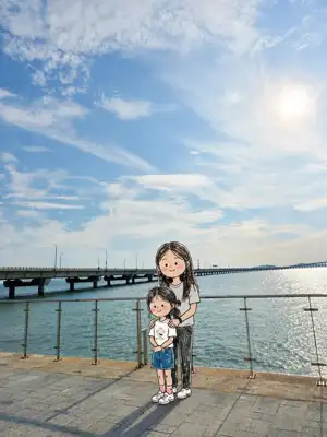 实拍背景涂鸦人物替换